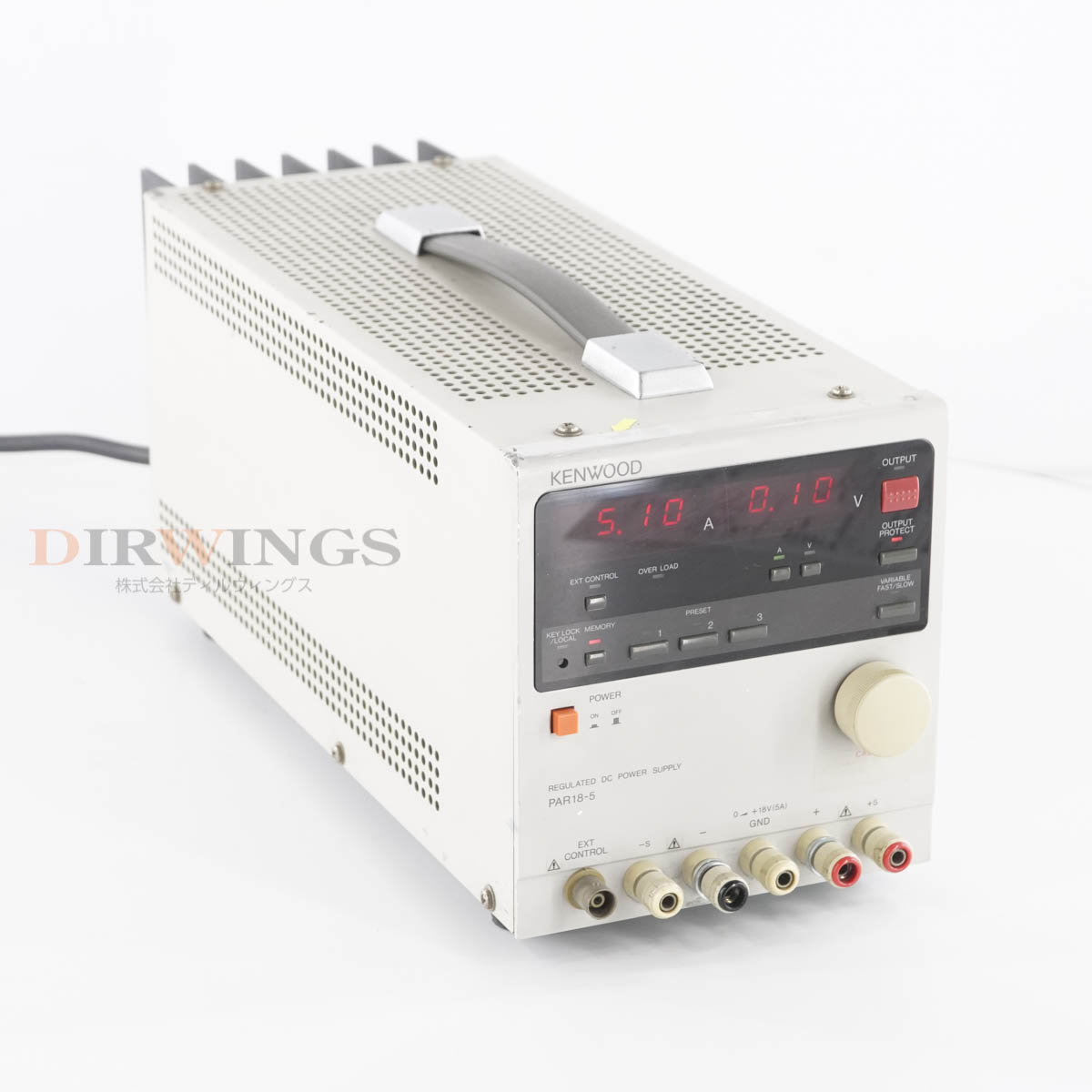 KENWOOD PA18-6A 直流安定化電源の中古品 中古 KENWOOD 直流安定化電源 REGULATED DC POWER SUPPLY PA18