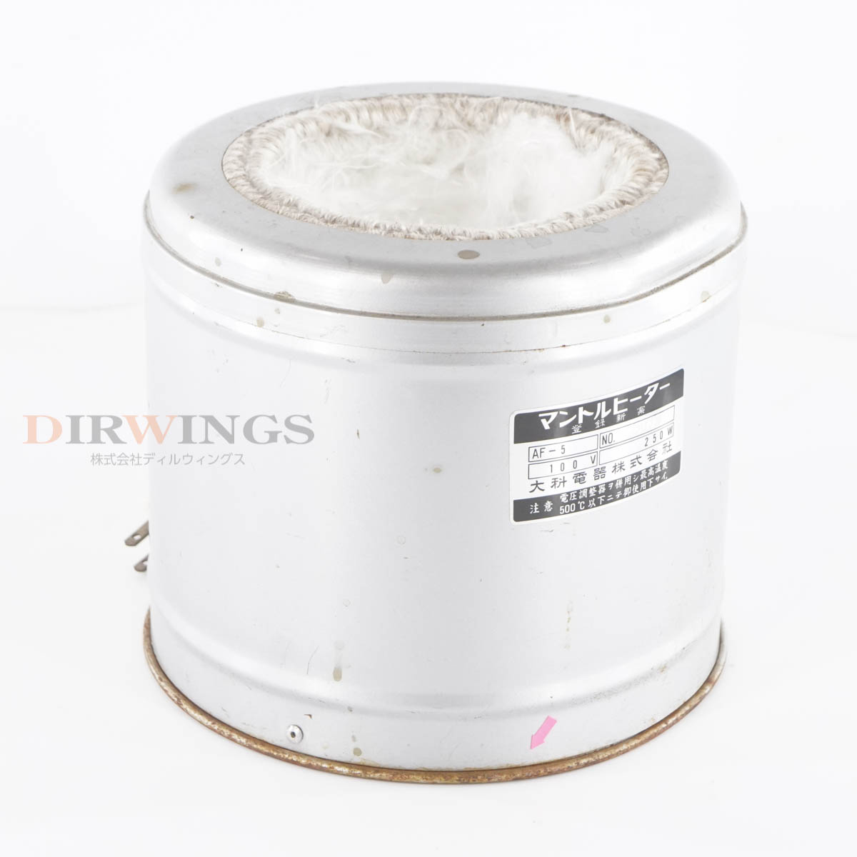 【中古】[DW]8日引き請ける 大科電器 AF-5 MANTLE HEATER マントル暖房器 [06806-0012]