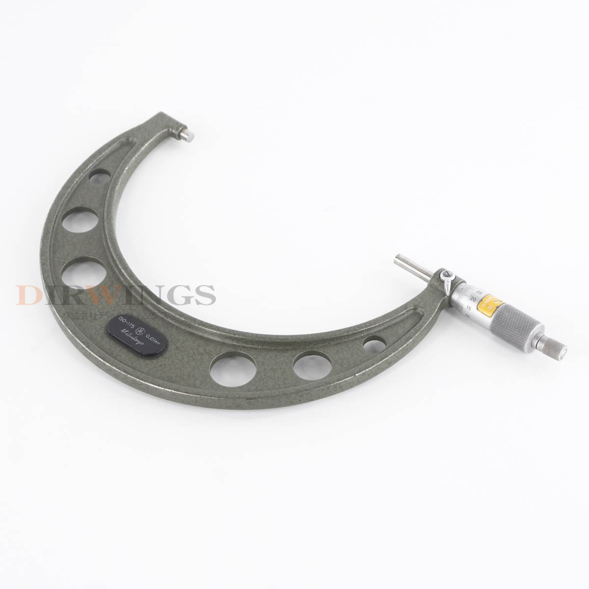 【中古】[DW]8日引き請ける Mitutoyo 150-175 Micrometer ミクロメーター 0.01粍 [07017-0008]