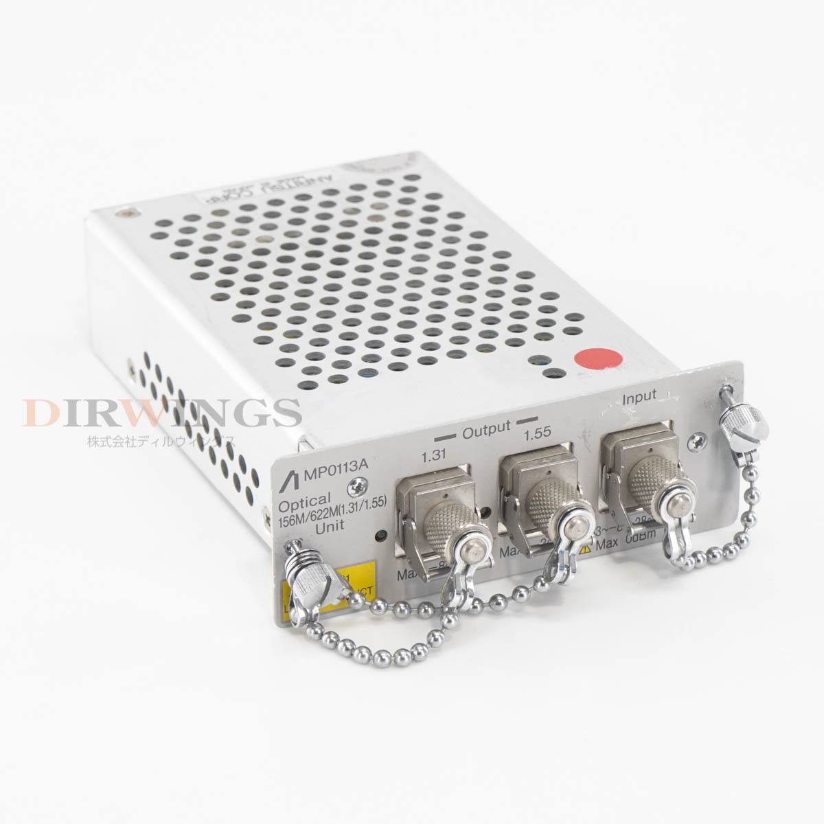 【中古】[DW]8日保証 03/2024CAL Anritsu MP0113A Optical 156M/622M(1.31/1.55) Unit 光ユニット オプティカルユニット [06866-0140]