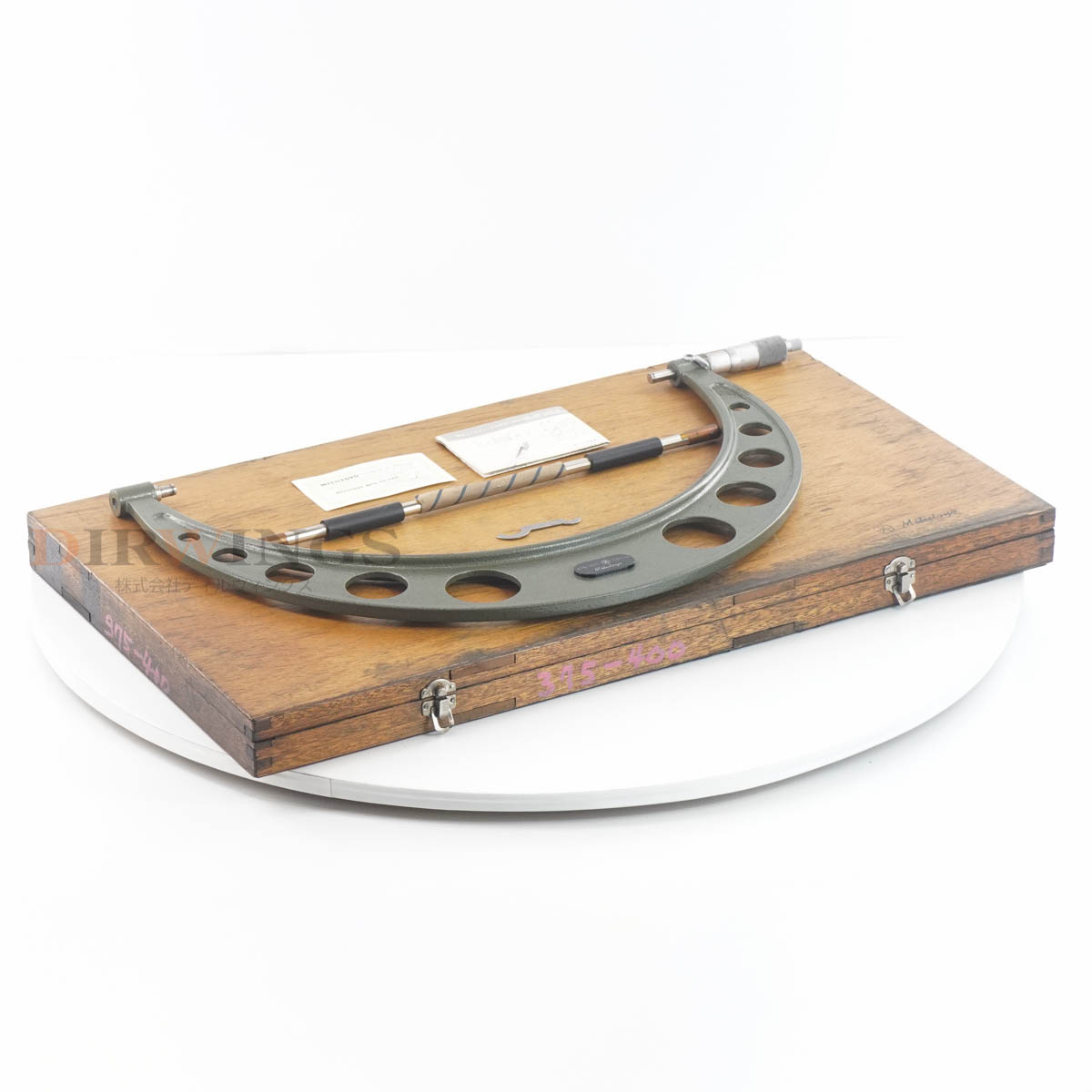 【中古】[DW]8日保証 Mitutoyo 375-400 OM-400 ？ 103-152 ？ Micrometer マイクロメーター 0.01mm [07017-0010]