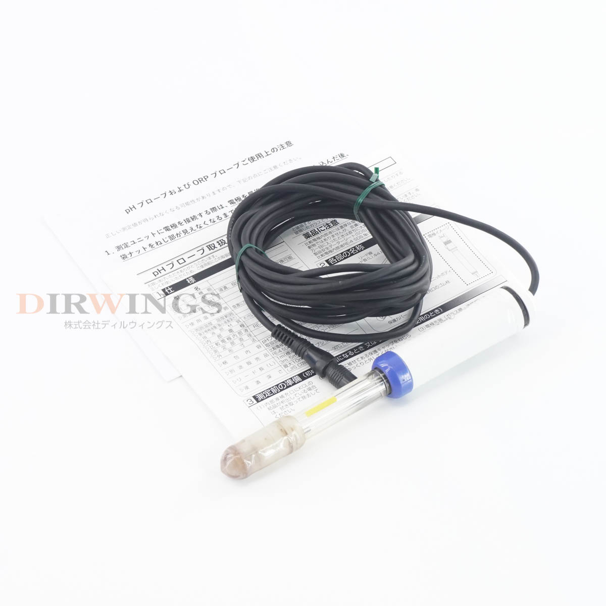【中古】[JB]保証なし TOA DKK MM4-pH(5) ELP-072 pH Probe pHプローブ PH複合電極 取扱説明書 [06971-0002]