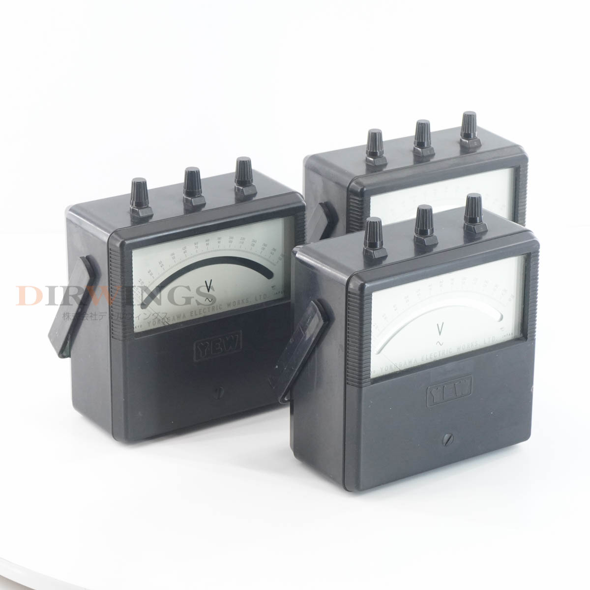 【中古】[DW]8日引き請ける 書き割り YOKOGAWA 1971 1973 1972 YEW VOLTMETER 起電力計 [07037-0002]