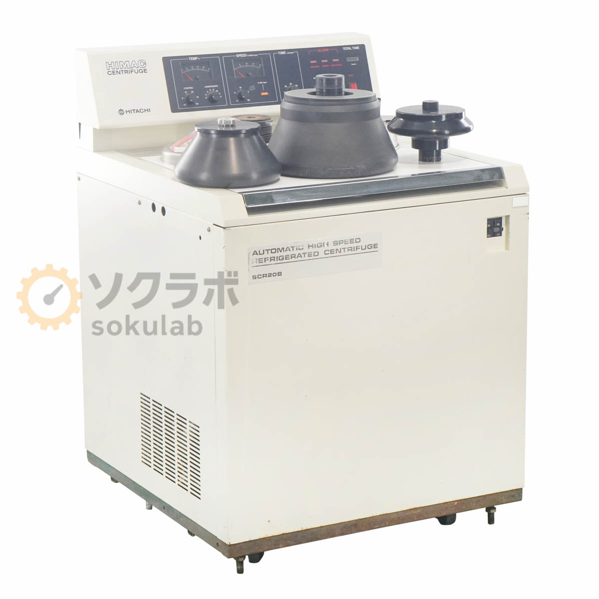 【中古】[DW]8日引き受ける HITACHI SCR20B HIMAC CENTRIFUGE 弾丸道路冷やかす遠心機 遠心機 回転子付 RPR20-2 RH-210 単相200V [07178-0014]