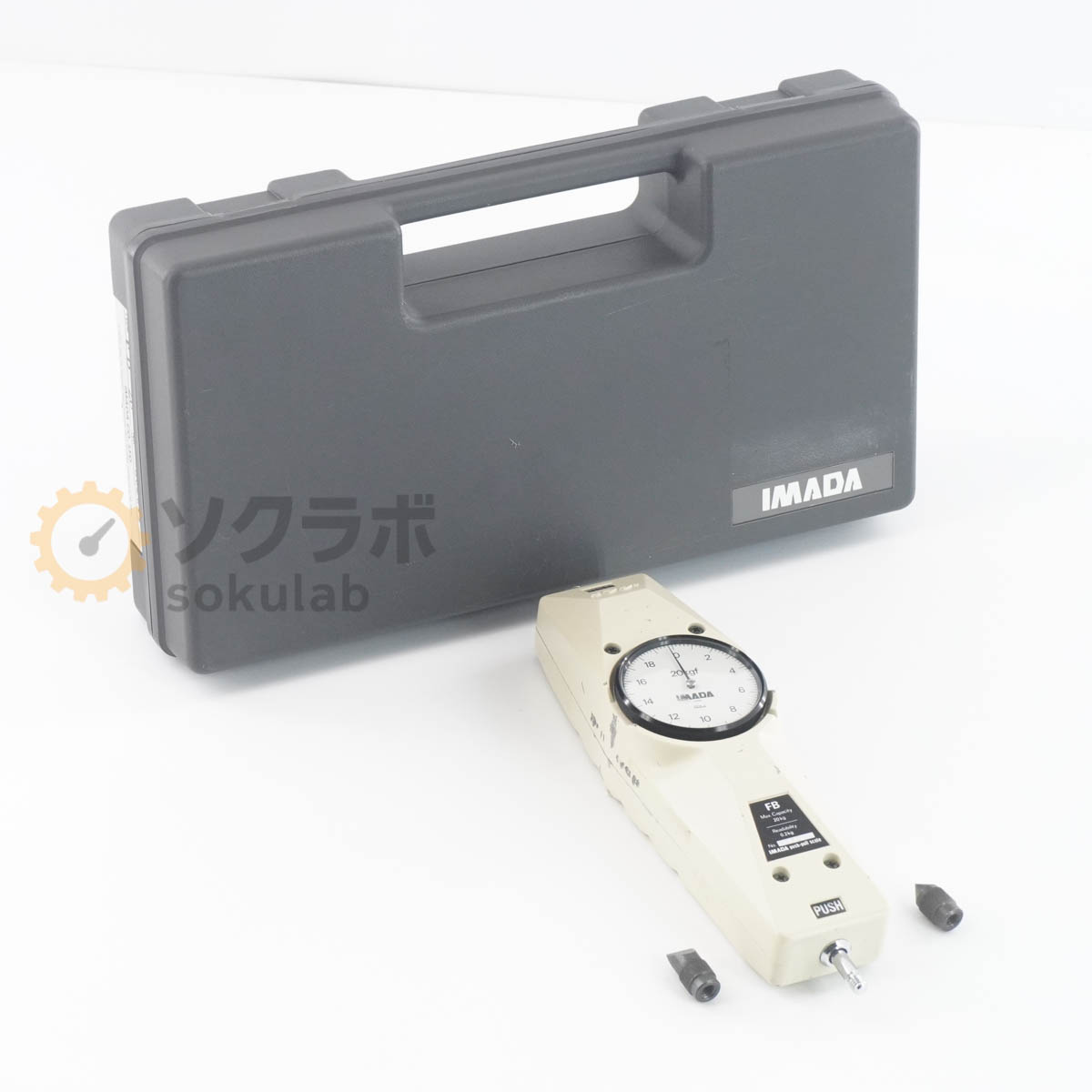 【中古】[DW]8日引き受ける IMADA FB FB-20 Push Pull Gauge プッシュプルゲージ メカニカルフォースゲージ 20kgf [07064-0032]