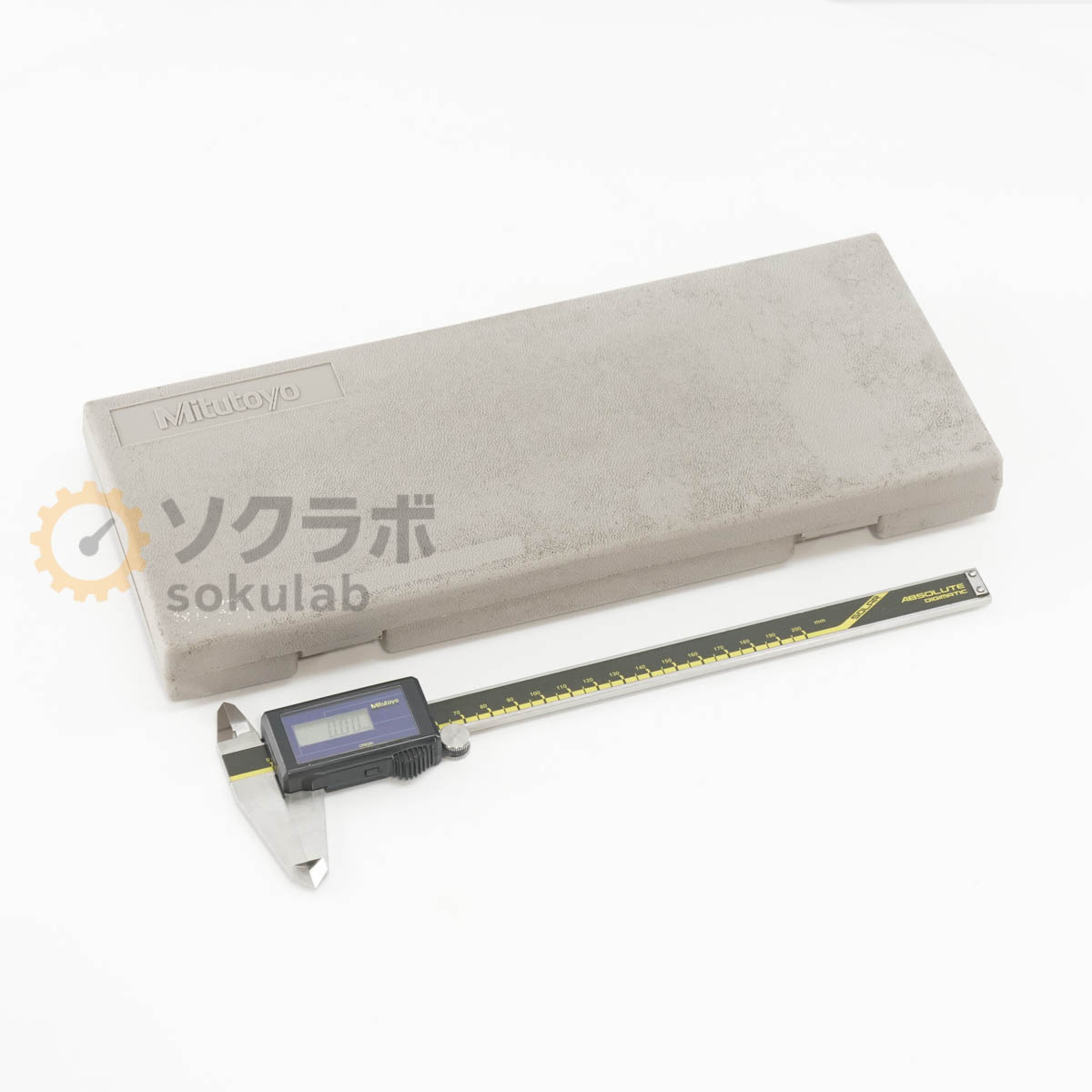 【中古】[DW]8日保証 Mitutoyo CD-S20C 500-445 Digimatic Caliper ABS デジタルノギス デジマチックキャリパ ソーラー 200mm 20cm [07183-0007]