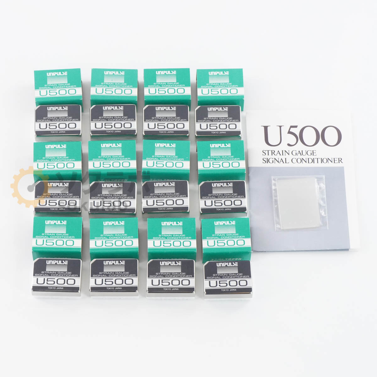 【中古】[DW]8日保証 12個セット UNIPULSE U500 STRAIN GAUGE SIGNAL CONDITIONER ストレンゲージ シグナルコンディショナー [07064-0034]