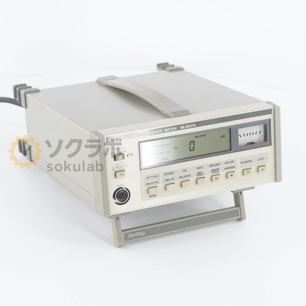 【中古】[DW]8日保証 Anritsu ML9001A OPTICAL POWER METER 光パワーメーター オプティカルパワーメーター [07039-0139]｜デンタショップ