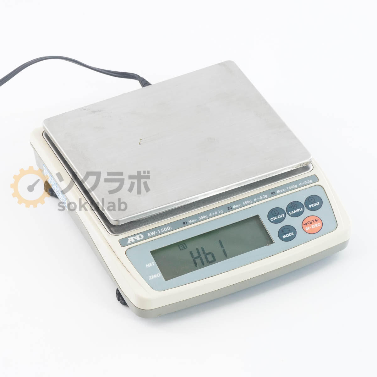 【中古】[JB]引き受けるなし A＆D EW-1500i EW-i Electronic Balance パウダーコンパクト天びん 陰電子竿秤 陰電子天びん ひょう量 300g/600g/1500g AC...[07146-0013]