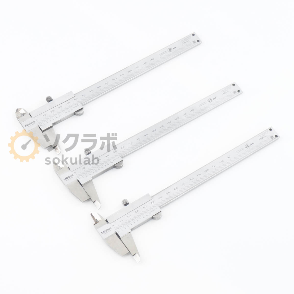 【中古】[JB]引き受けるなし 3本仕掛ける Mitutoyo 530-101 N15 Vernier Caliper M型標準尺度ノギス 150粍 15糎 [07146-0099]