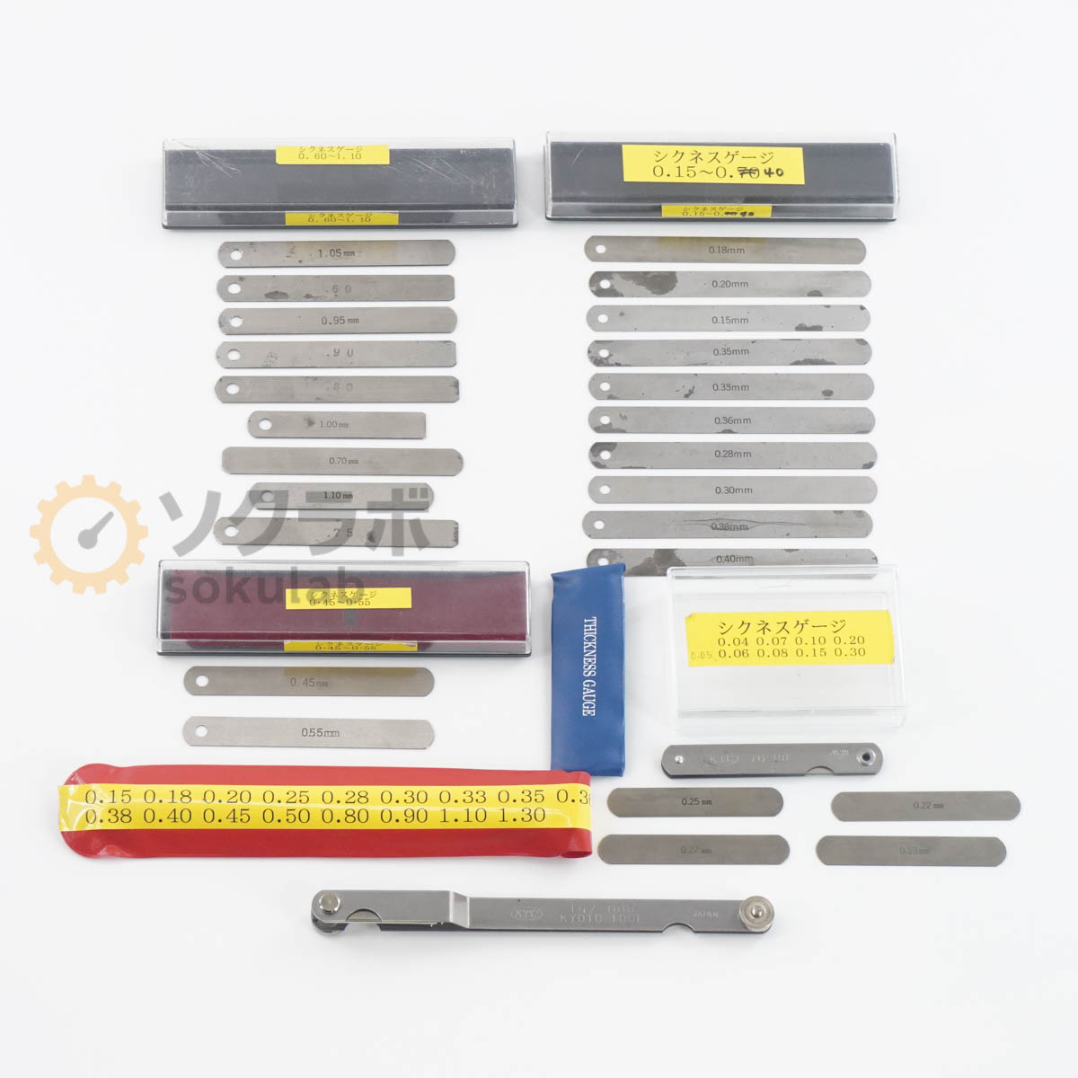 【中古】[DW]8日保証 セット KTC KYOTO TOOL TGZ-1818 TG-98 THICKNESS GAUGE シクネスゲージ シックネスゲージ [07125-0013]