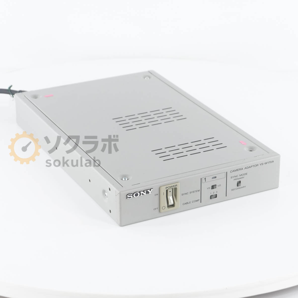 【中古】[PG]8日引き受ける SONY YS-W170A 写真機アダプタ 防犯写真機 監督すること写真機 テレビカメラ アダプタ CAMERA ADAPTOR [07237-0051]