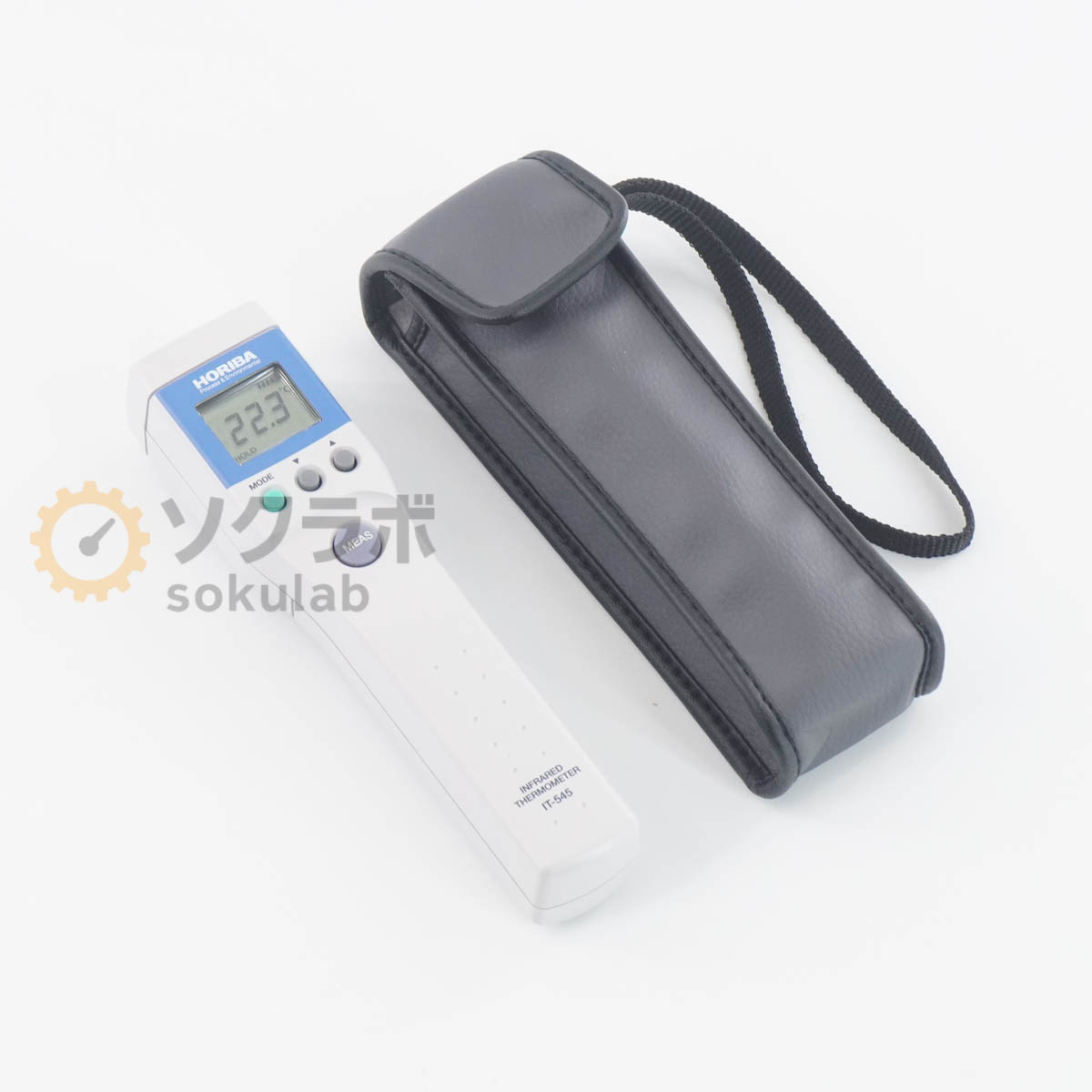 【中古】[DW]8日引き請ける HORIBA IT-545N-C IT-545 INFRARED THERMOMETER 放射線体温計 非人付き合い ハンデ手あい -50~500℃ [07249-0011]