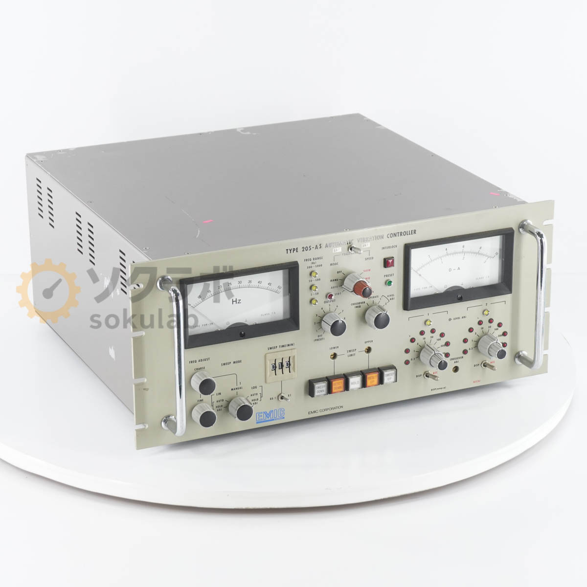 【中古】[DW]8日引き受ける EMIC 205-AS AUTOMATIC VIBRATION CONTROLLER 振りまわす抑えつけるとり備える 振りまわす制御装置 [07237-0099]