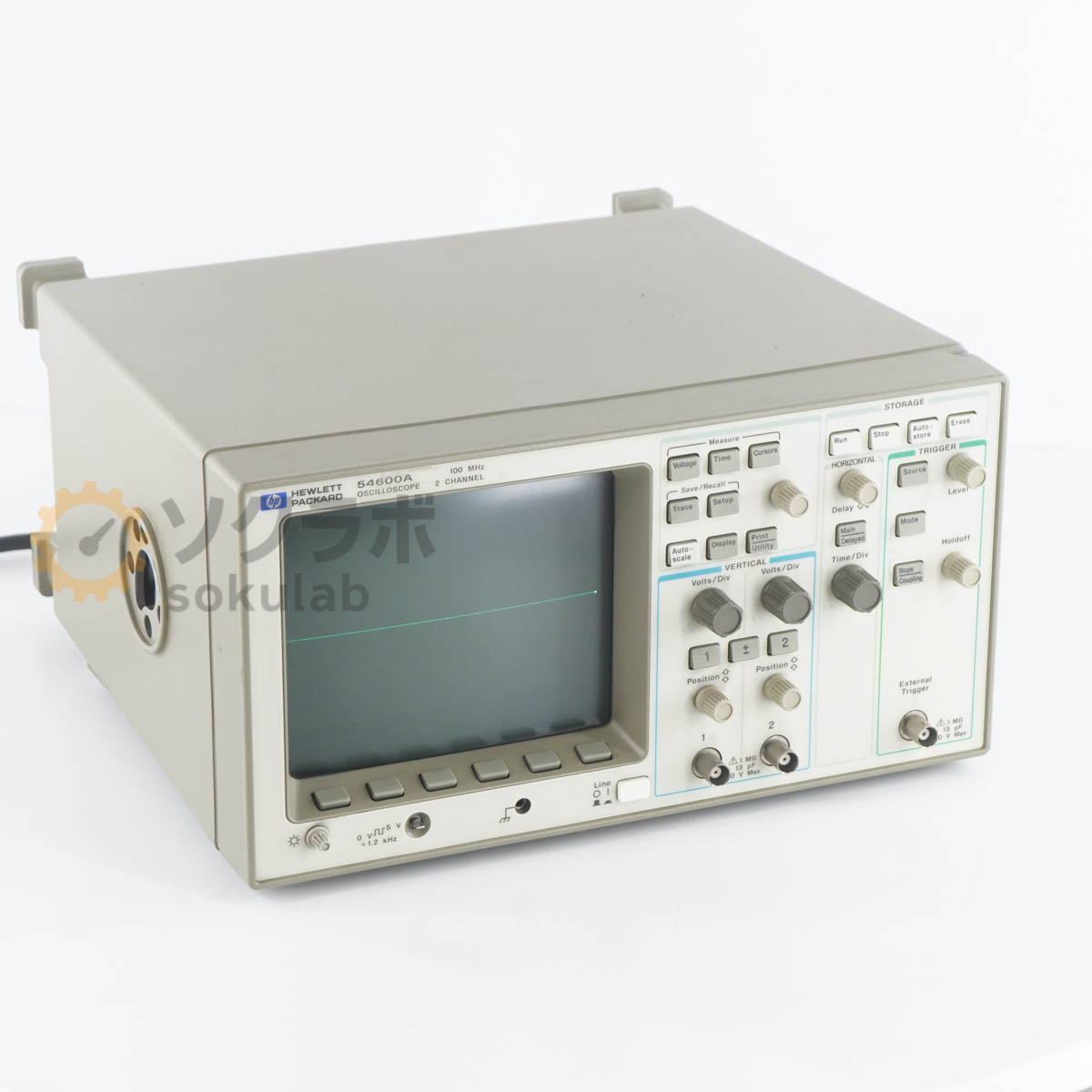 【中古】[JB]引き受けるなし hp 54600A OSCILLOSCOPE 陰極線オシロスコープ 54650A 100MHz 2ch [07237-0305]