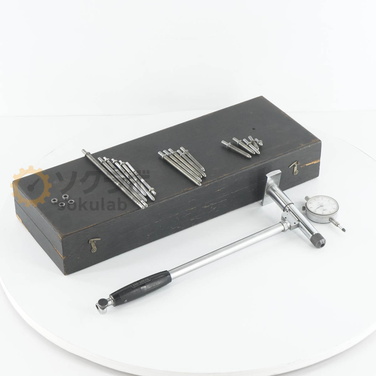 【中古】[DW]8日引き請ける PEACOCK CC-5 CYLINDER GAUGE 円柱ゲージ 円筒ゲージ 2046-08 Mitutoyo 160-250粍 [07328-0015]