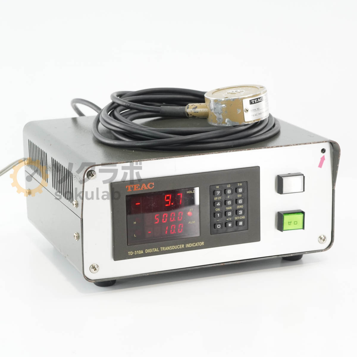 【中古】[DW]8日保証 TEAC TD-310A TC-PAR DIGITAL TRANSDUCER INDICATOR LOAD CELL デジタル指示計 ロードセル 荷重 圧力 [07396-0017]