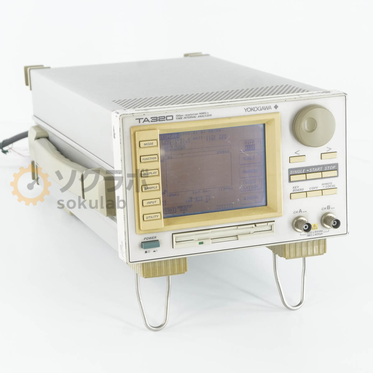 【中古】[DW]8日引き請ける YOKOGAWA TA320 704210-M TIME INTERVAL ANALYZER タイムインターバルアナライザー 100ps resolution 14MS/s [07462-0021]