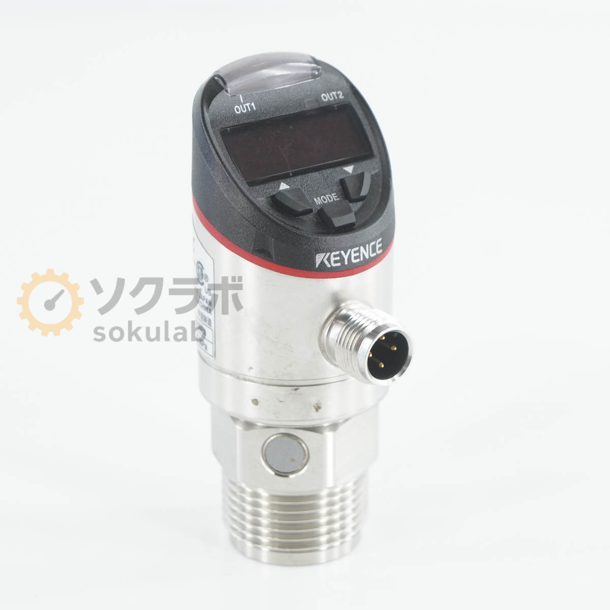 【中古】[PG]8日引きうける 2台入荷 KEYENCE GP-M010 Pressure Sensor 剪断応力検出器 耐環境デジタル剪断応力検出器 [07546-0017]