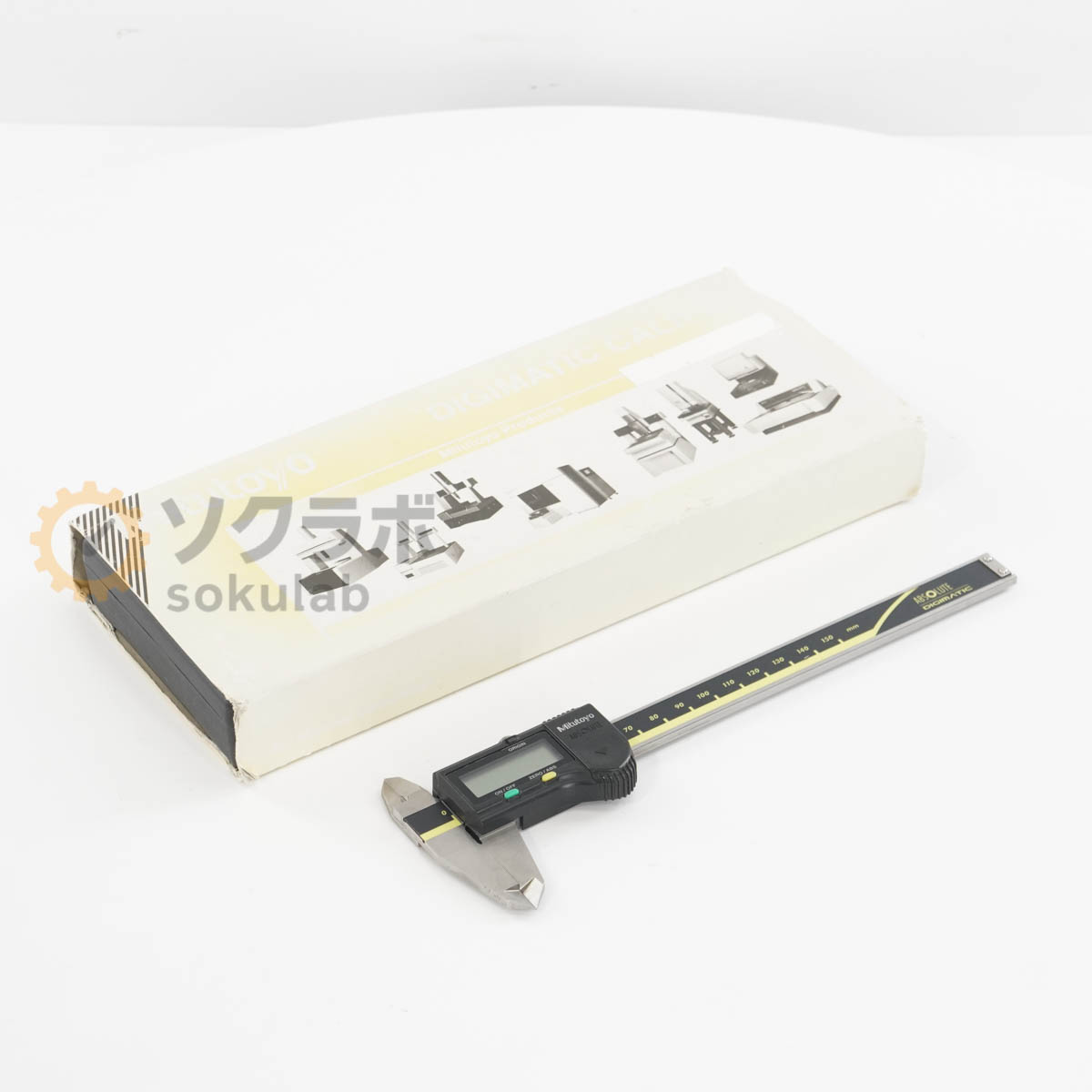 【中古】[JB]保証なし Mitutoyo CD-15CPX 500-181-20 Digimatic Caliper デジタルノギス ABS デジマチックキャリパ 150mm 15cm [07524-0049]｜デンタショップ