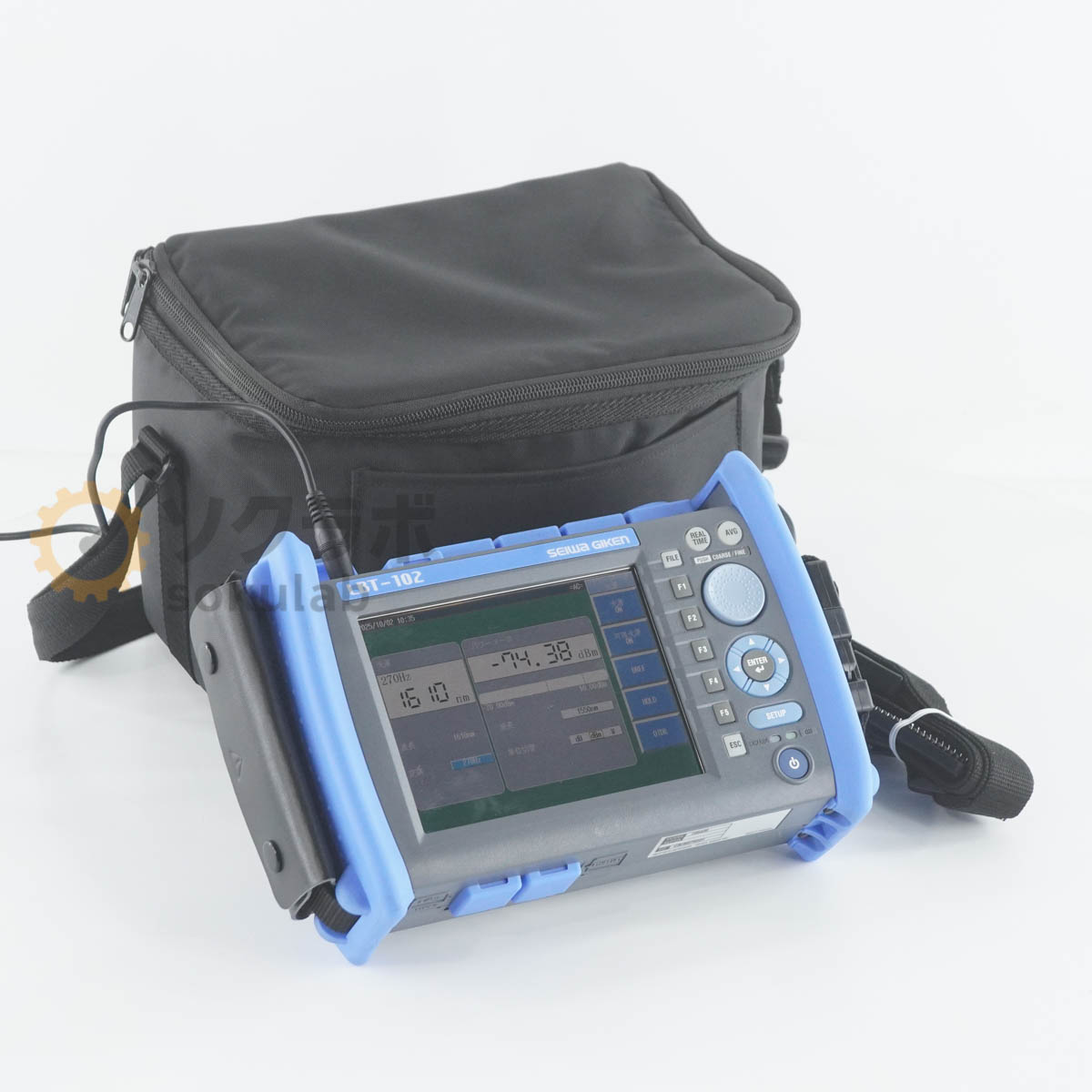 【中古】[DW]8日引き受ける 4台入荷 SEIWA GIKEN LBT-102 735420 OTDR 打ちこわれる取りつくろう助けること物の具 ACアダプタ ワット数吊りひも [07456-0249]