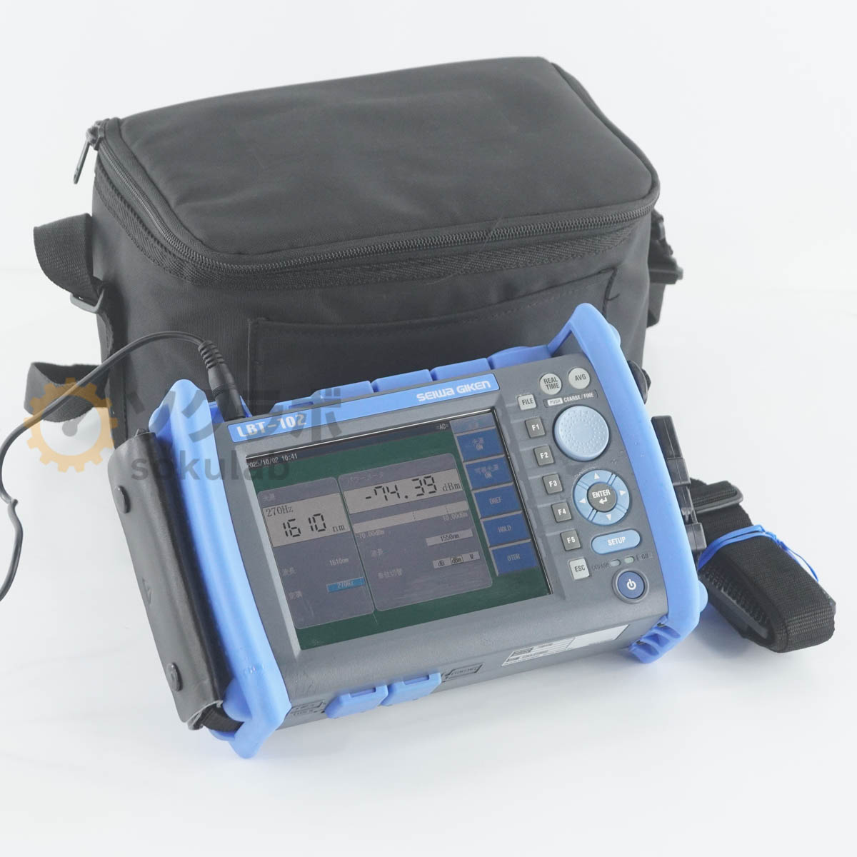 【中古】[DW]8日引き受ける 6台入荷 SEIWA GIKEN LBT-102 735420 OTDR 打ちこわれる取りつくろう助けること物の具 ACアダプタ ワット数吊りひも [07456-0301]