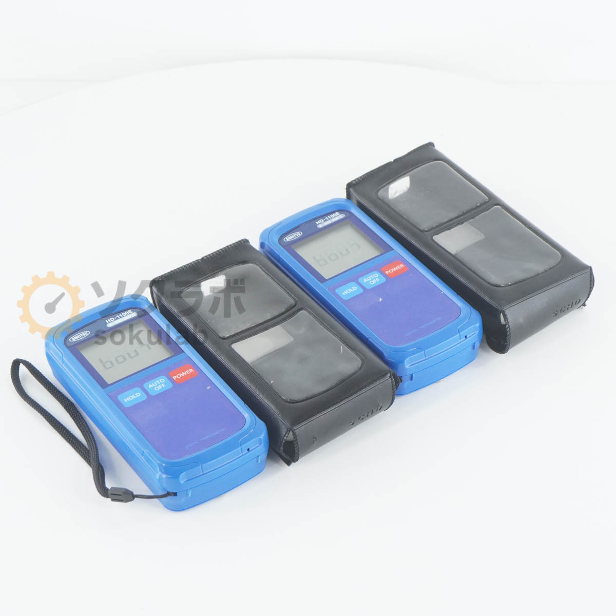 【中古】[DW]8日引き請ける 2台書き割り ANRITSU 固定ディスク-1100E 安立表示計器 DIGITAL THERMOMETER デジタル体温計 ハンデ印字機体温価値づける器 -200~80...[07380-0119]