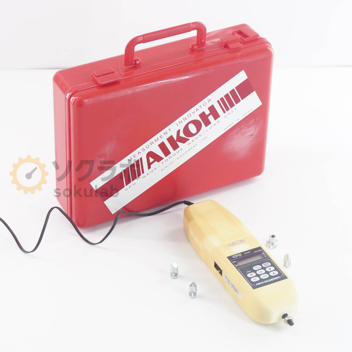 【中古】[DW]8日引き請ける AIKOH ENGINEERING 9505 9500 中央処理装置 GAUGE 中央処理装置ゲージ Push Pull Gauge プッシュプルゲージ 5Kgf B TYPE [07380-0177]