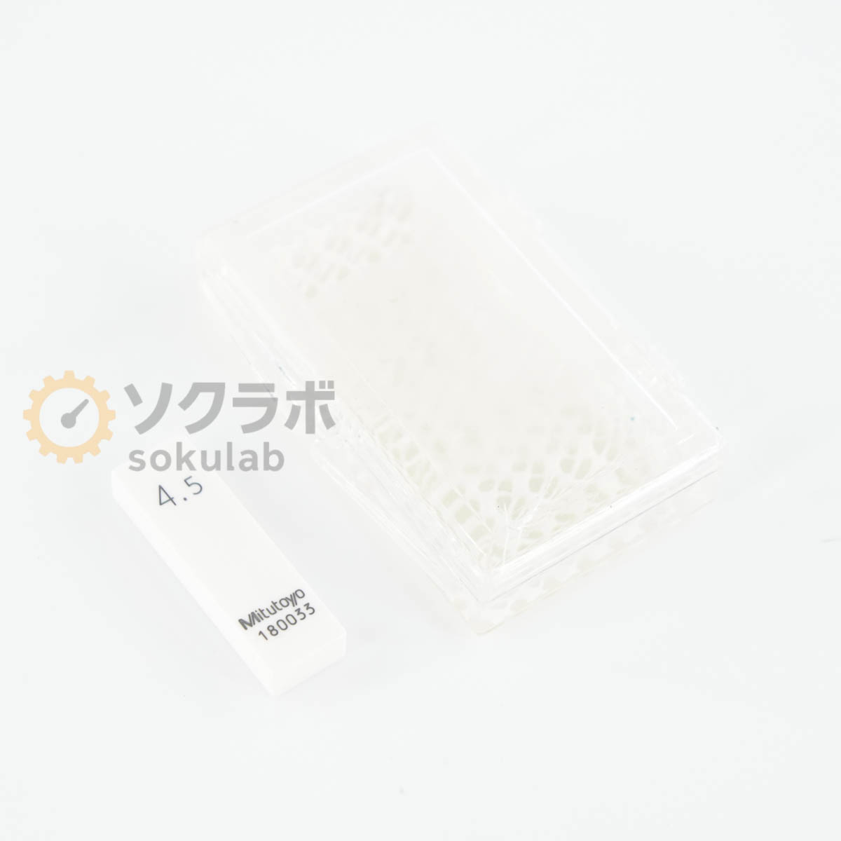 【中古】[DW]8日引き請ける Mitutoyo 4.5 Ceramic Gauge Block セラミックゲージブロック [07380-0206]