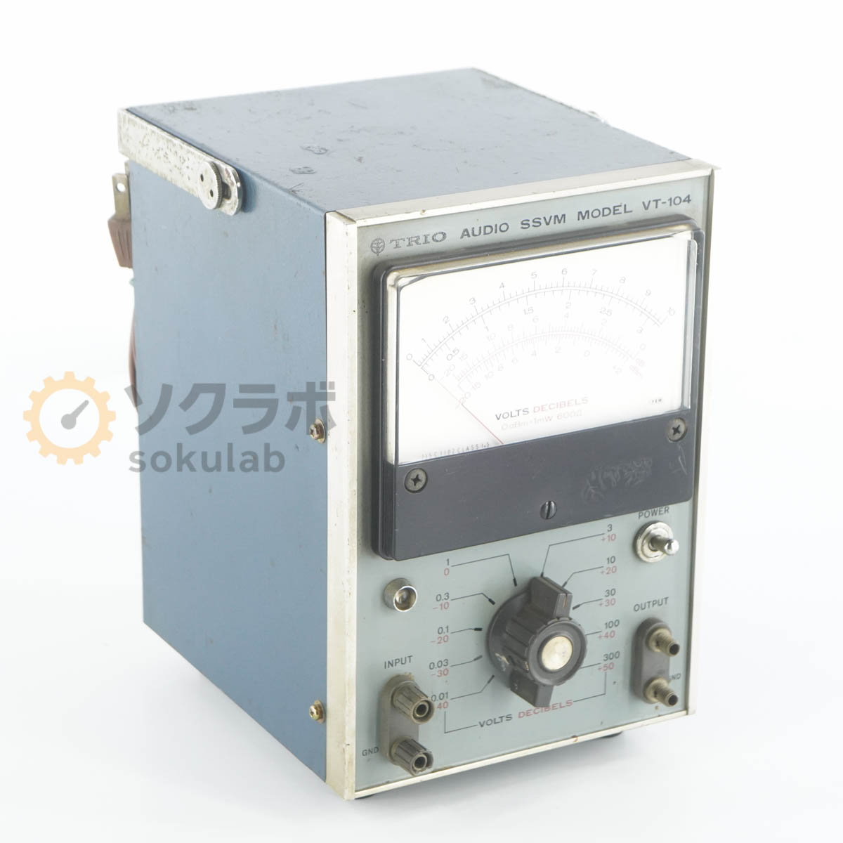 【中古】[JB]引きうけるなし TRIO VT-104 AUDIO SSVM Voltmeter 起電力計 オーディオ 雄捩子米突 [07485-0015]