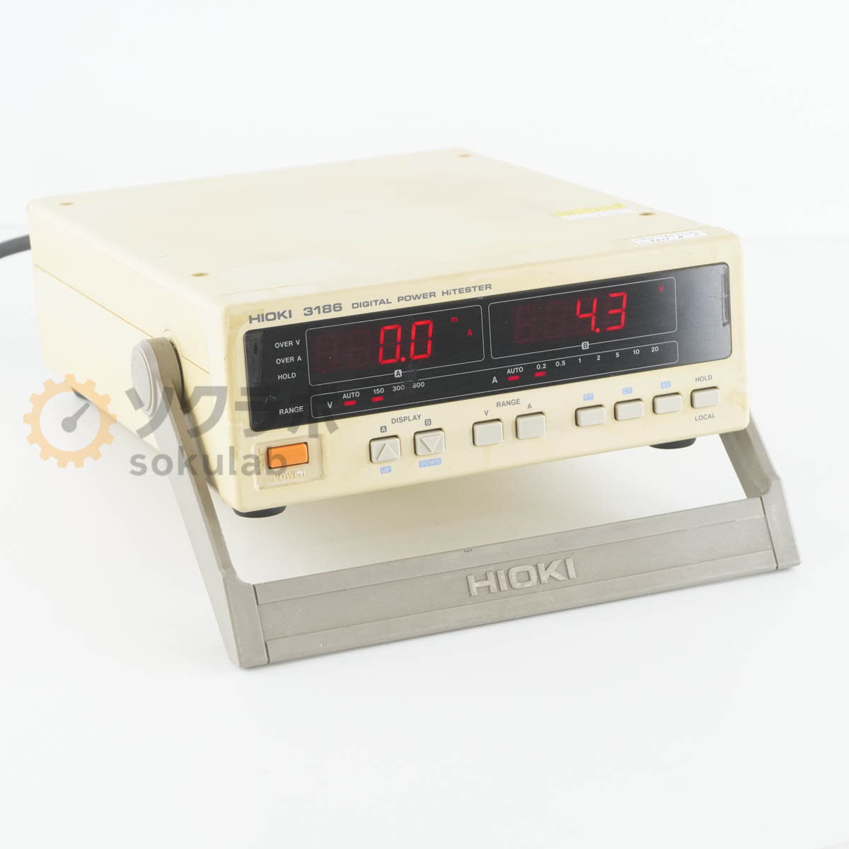 【中古】[DW]8日保証 HIOKI 3186 DIGITAL POWER HiTESTER デジタルパワーハイテスター [07536-0002]