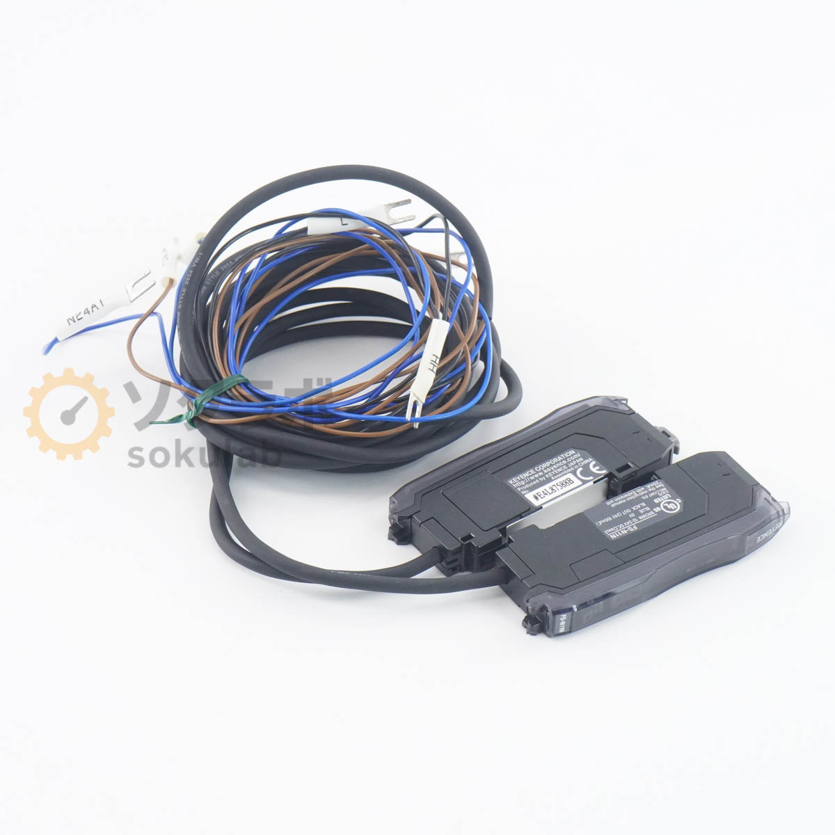 【中古】[PG]8日保証 2個セット KEYENCE FS-N11N Fiber Amplifier ファイバーアンプ デジタルファイバーセンサー ファイバアンプ デ...[07546-0023]