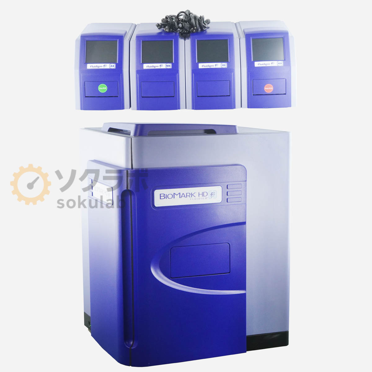 【中古】[DW]8日保証 Fluidigm Biomark HD System PCR System 高並列リアルタイムPCR装置 遺伝子解析装置 IFC controller AX MX HX ...[07436-0031]