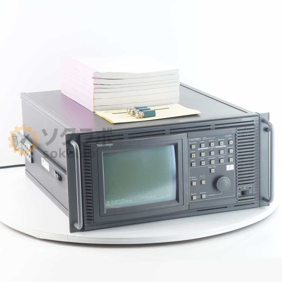【中古】[JB]引き請けるなし Tektronix VM700T turbo VIDEO MEASUREMENT SET NTSC Video Analyzer ビデオアナライザー OPT 01 1S 011-0102...[07507-0244]