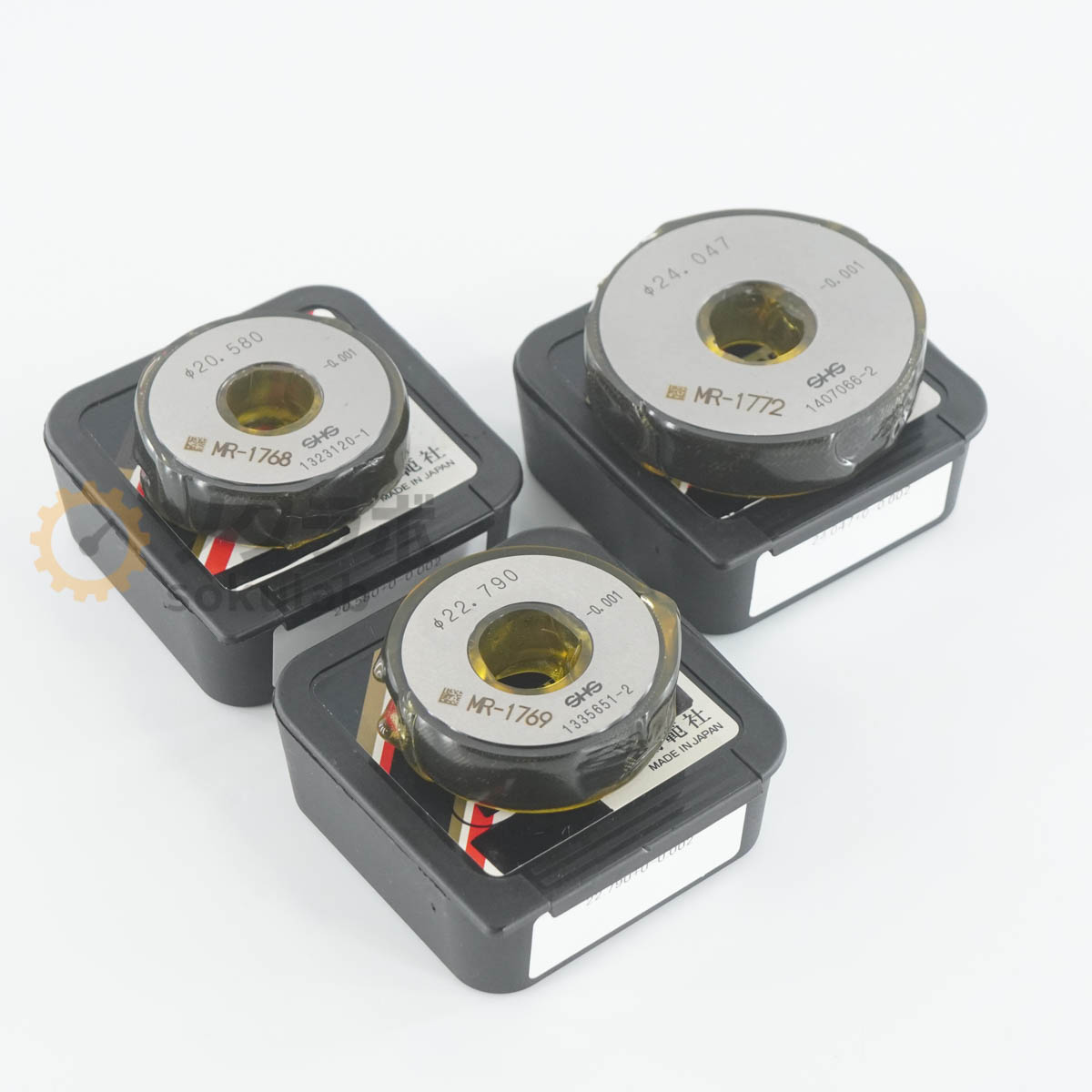【中古】[DW]8日引き受ける 仕掛ける SHS 測範社 φ20.580 φ22.790 φ24.047 Master Ring Gauge マスターリングゲージ 仕掛ける輪っか [07347-0038]