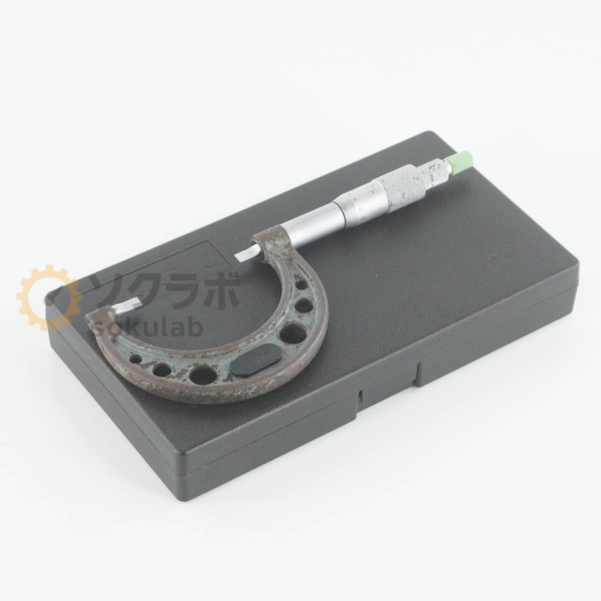 【中古】[DW]8日保証 2台入荷 Mitutoyo BLM-50 ？ 122-102 ？ Micrometer マイクロメーター 25-50mm 0.01mm [07347-0206]