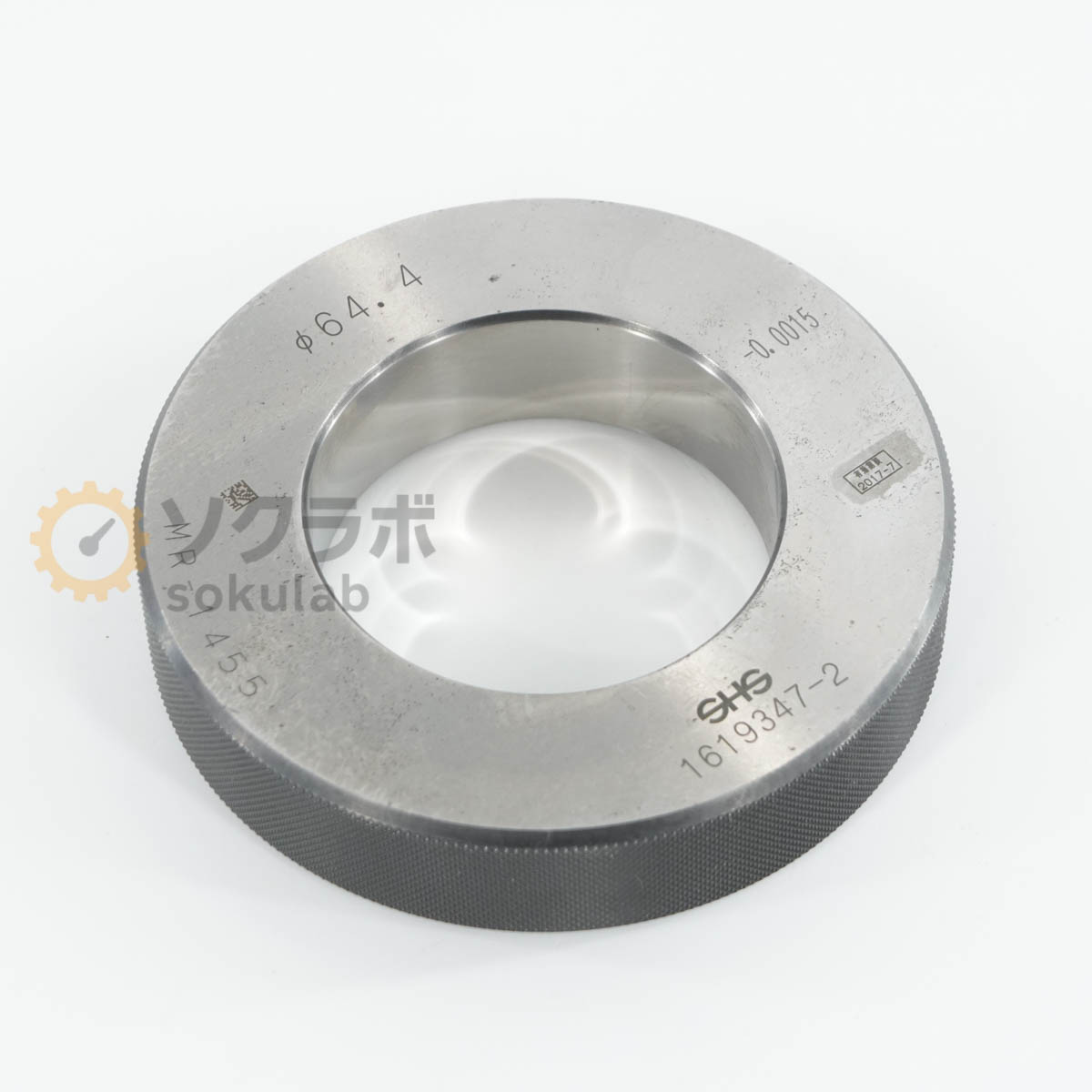 【中古】[DW]8日保証 SHS 測範社 φ64.4 -0.0015 Master Ring Gauge マスターリングゲージ セットリング [07347-0245]