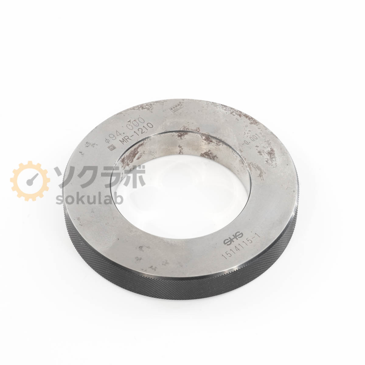 【中古】[DW]8日保証 SHS 測範社 φ94.000 -0.001 Master Ring Gauge マスターリングゲージ セットリング [07347-0255]
