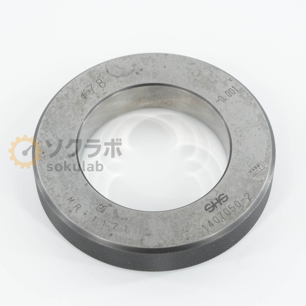 【中古】[DW]8日引きうける SHS 測範社 φ78 -0.001 Master Ring Gauge マスターリングゲージ 書き割り輪っか [07347-0256]