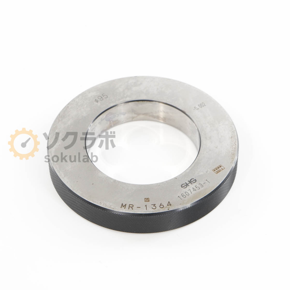 【中古】[DW]8日引き受ける SHS 測範社 φ95 -0.002 Master Ring Gauge マスターリングゲージ 仕掛ける輪っか [07347-0258]