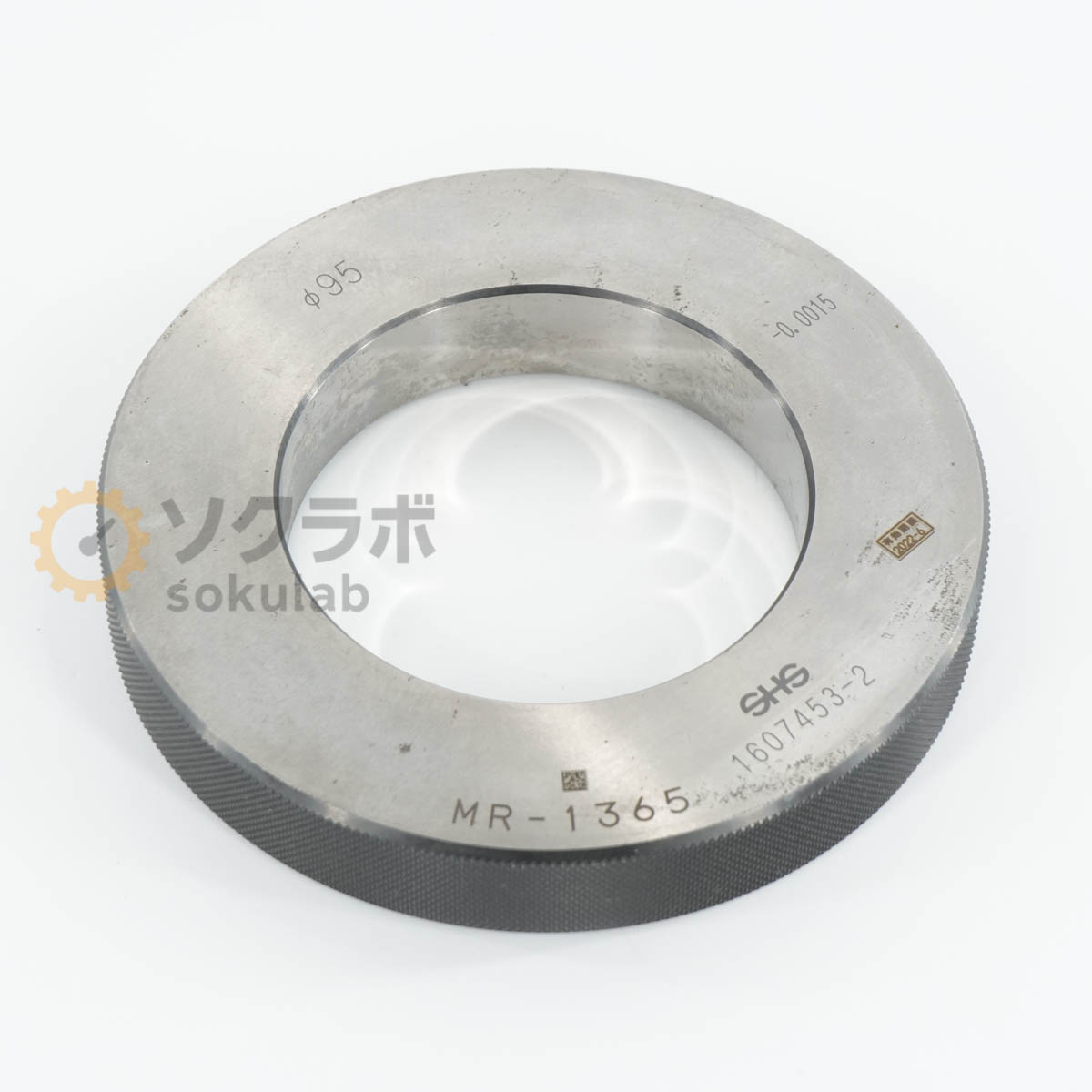 【中古】[DW]8日引き受ける SHS 測範社 φ95 -0.0015 Master Ring Gauge マスターリングゲージ 仕掛ける輪っか [07347-0261]
