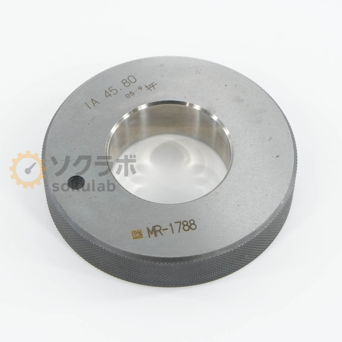 【中古】[DW]8日引きうける キタニ 木谷ゲージ製造所 IA 45.80 05 9 Master Ring Gauge マスターリングゲージ 書き割り輪っか [07347-0267]