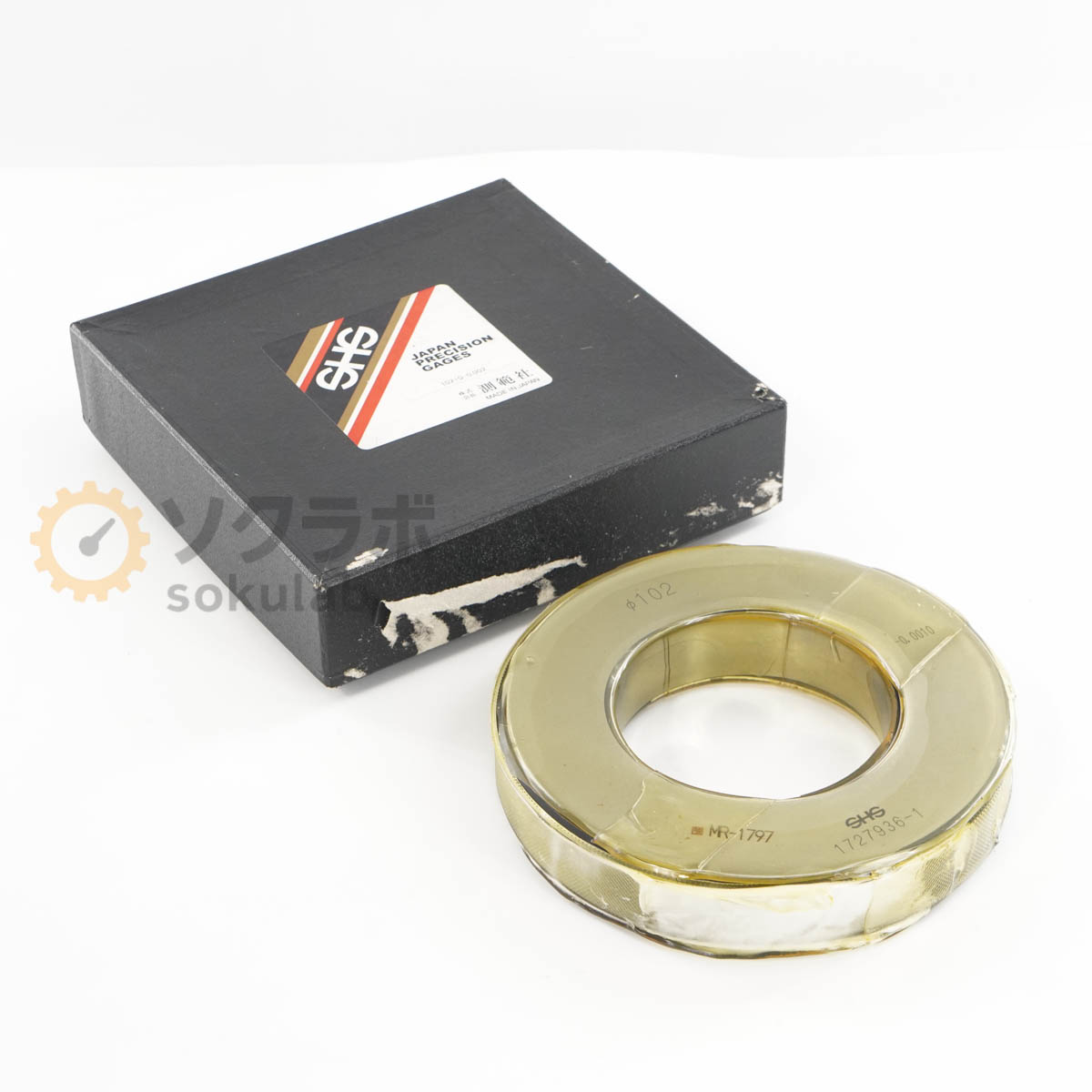 【中古】[DW]8日保証 SHS 測範社 φ102 -0.001 Master Ring Gauge マスターリングゲージ セットリング [07347-0271] 23,204円