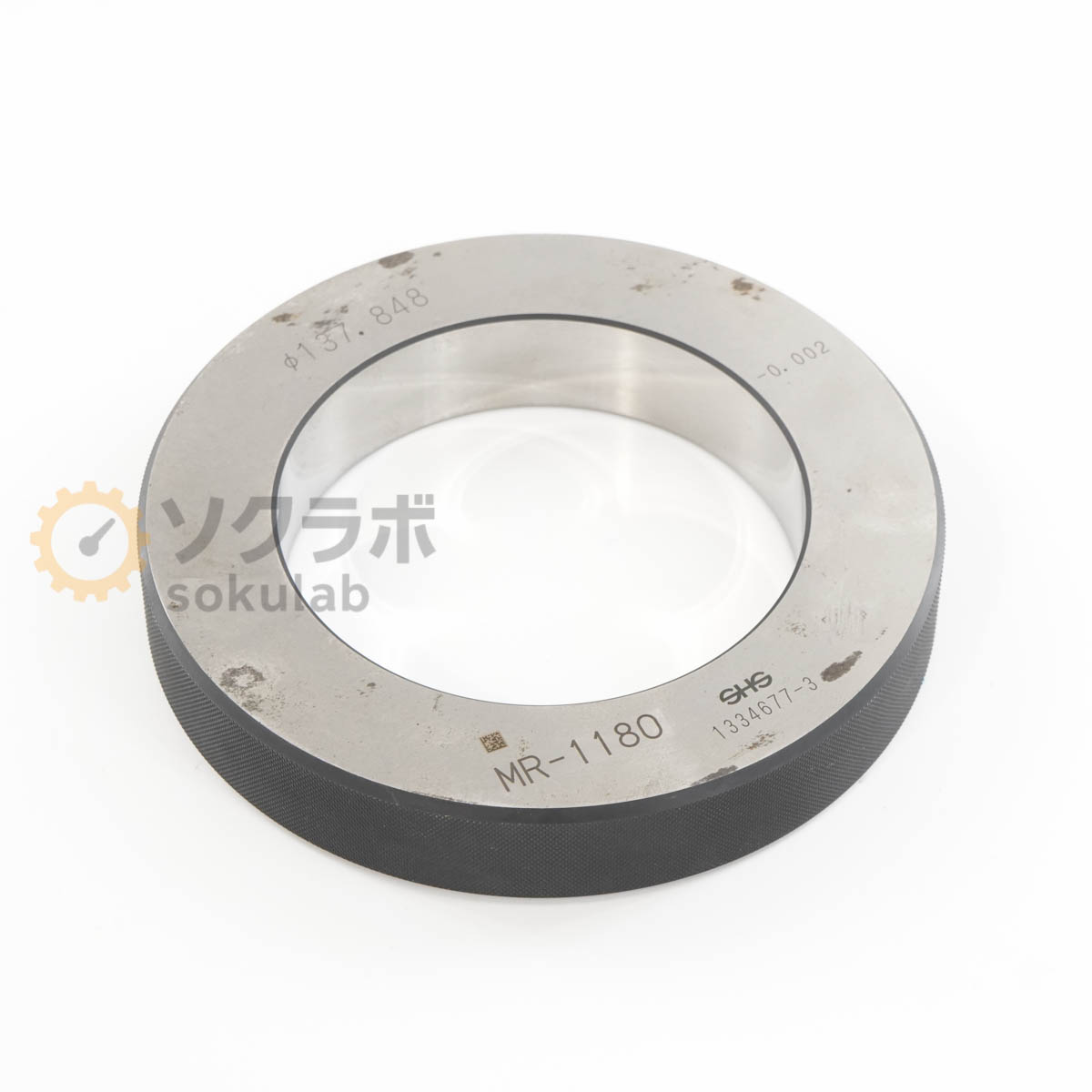 【中古】[DW]8日保証 SHS 測範社 φ137.848 -0.002 Master Ring Gauge マスターリングゲージ セットリング [07347-0274]