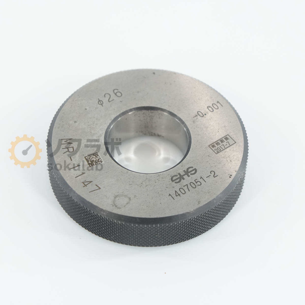【中古】[DW]8日保証 SHS 測範社 φ26 -0.001 Master Ring Gauge マスターリングゲージ セットリング [07347-0359]