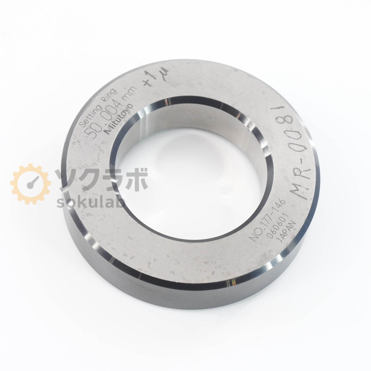 【中古】[DW]8日引きうける Mitutoyo 177-146 50.004粍 Setting Ring Master Ring Gauge 書き割り輪っか マスターリングゲージ [07347-0282]