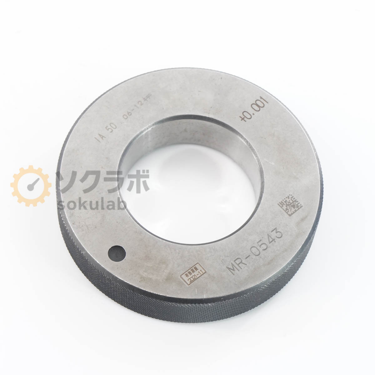 【中古】[DW]8日引き請ける キタニ 木谷ゲージ製造所 IA 50 06-12 ＋0.001 Master Ring Gauge マスターリングゲージ 書き割り輪っか [07347-0286]