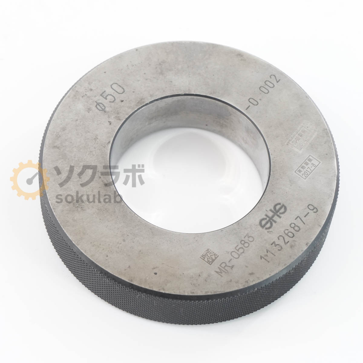 【中古】[DW]8日保証 SHS 測範社 φ50 -0.002 Master Ring Gauge マスターリングゲージ セットリング [07347-0287]｜デンタショップ