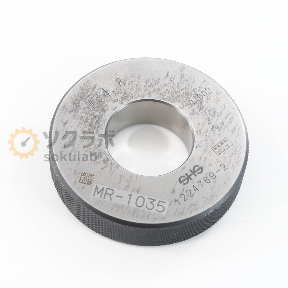 【中古】[DW]8日保証 SHS 測範社 φ34.8 -0.002 Master Ring Gauge マスターリングゲージ セットリング [07347-0322]