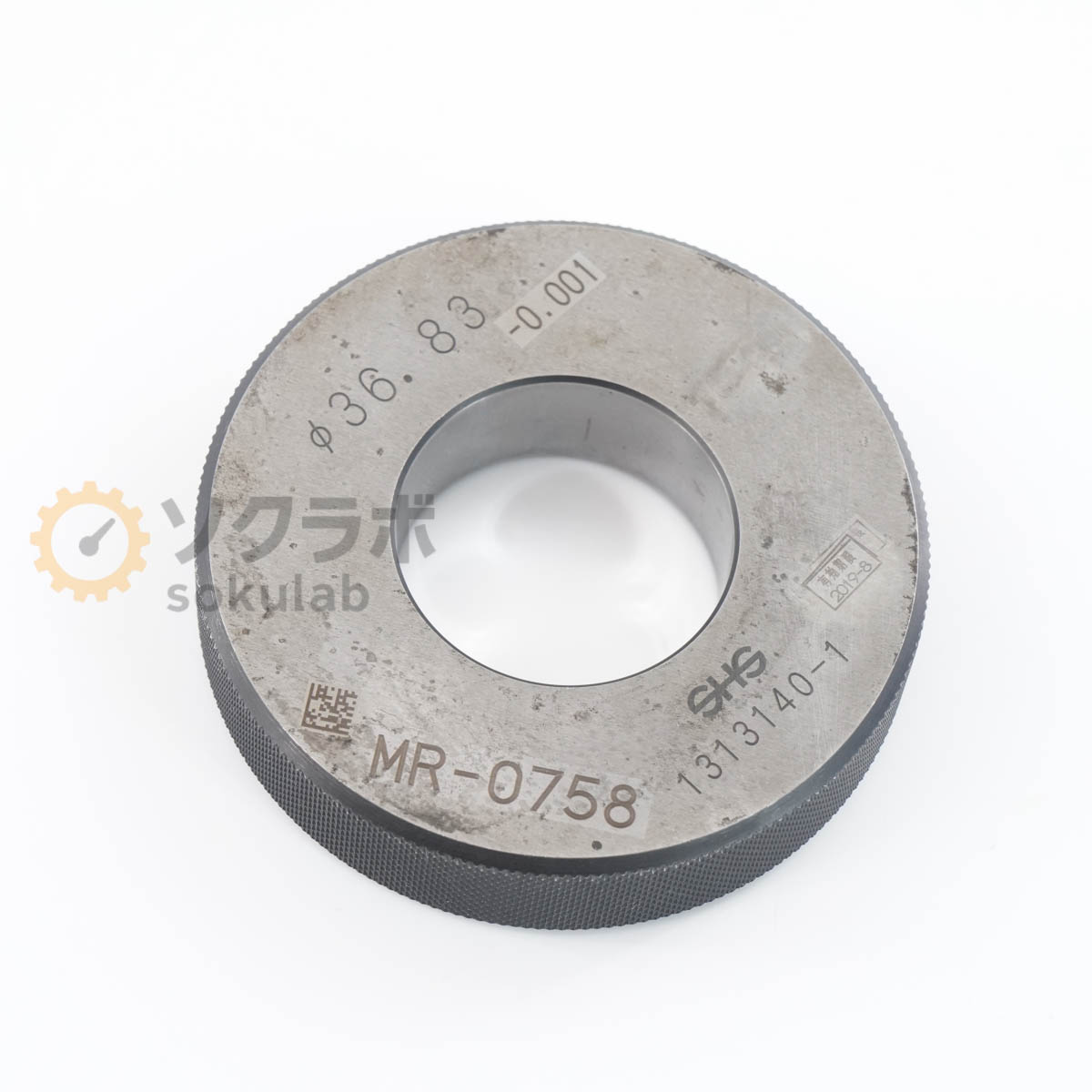 【中古】[DW]8日保証 SHS 測範社 φ36.83 -0.001 Master Ring Gauge マスターリングゲージ セットリング [07347-0326]